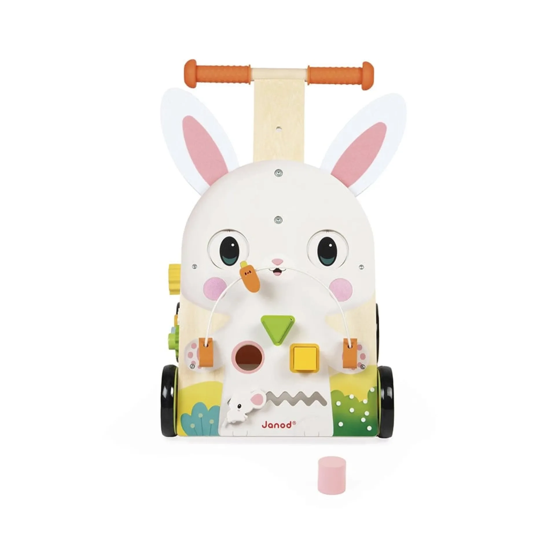 Porteurs*Janod Chariot Multi-Activités de Ferme Lapin