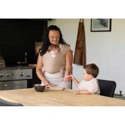 Anneaux De Dentition*Bo Jungle Écharpe de portage Tricot-Slen Cool de Nougatine