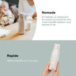 Chauffe-Biberons*Babymoov Chauffe-biberon nomade MOOV & FEED de Beige