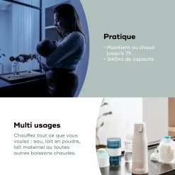 Chauffe-Biberons*Babymoov Chauffe-biberon nomade MOOV & FEED de Beige