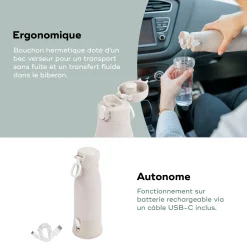 Chauffe-Biberons*Babymoov Chauffe-biberon nomade MOOV & FEED de Beige