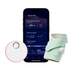 Sécurité Domestique*Owlet Chaussette connectée Dream Sock de Menthe