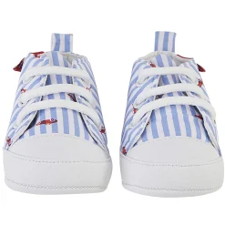 Chaussettes, Chaussons*P'tit bisou Chaussons Blue Garden 6-9 mois de Bleu