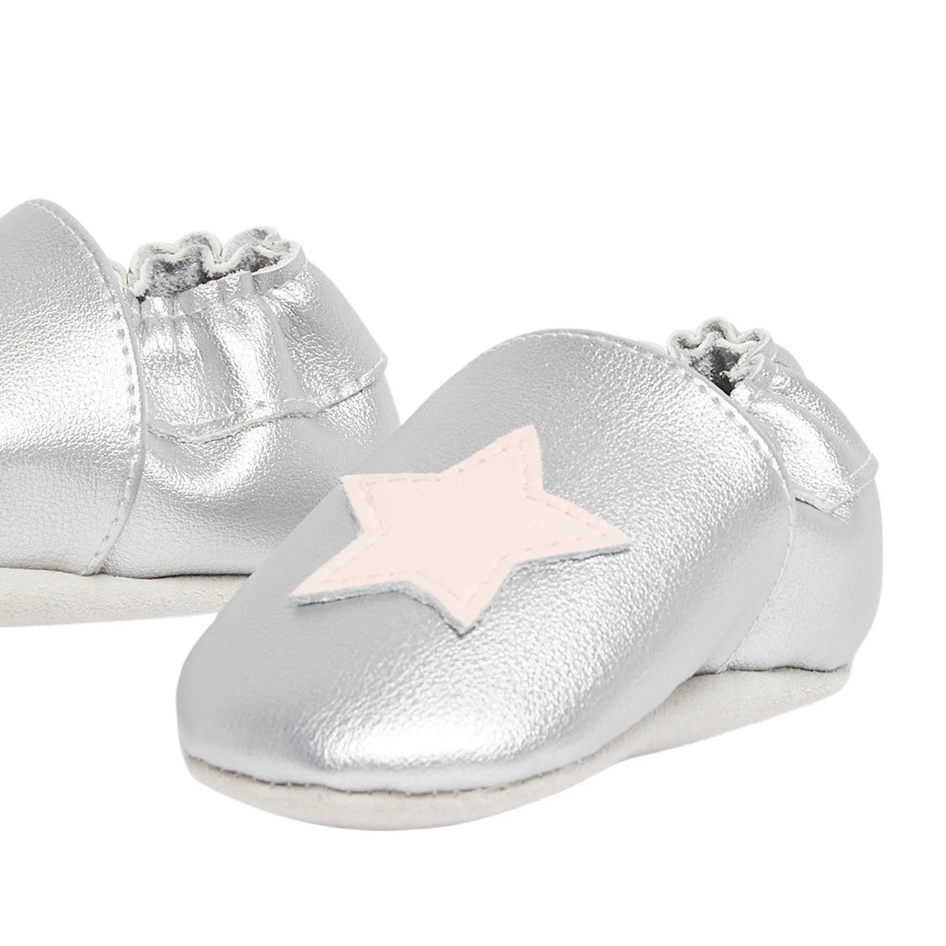 Chaussettes, Collants, Chaussons*P'tit bisou Chaussons en cuir de Etoile