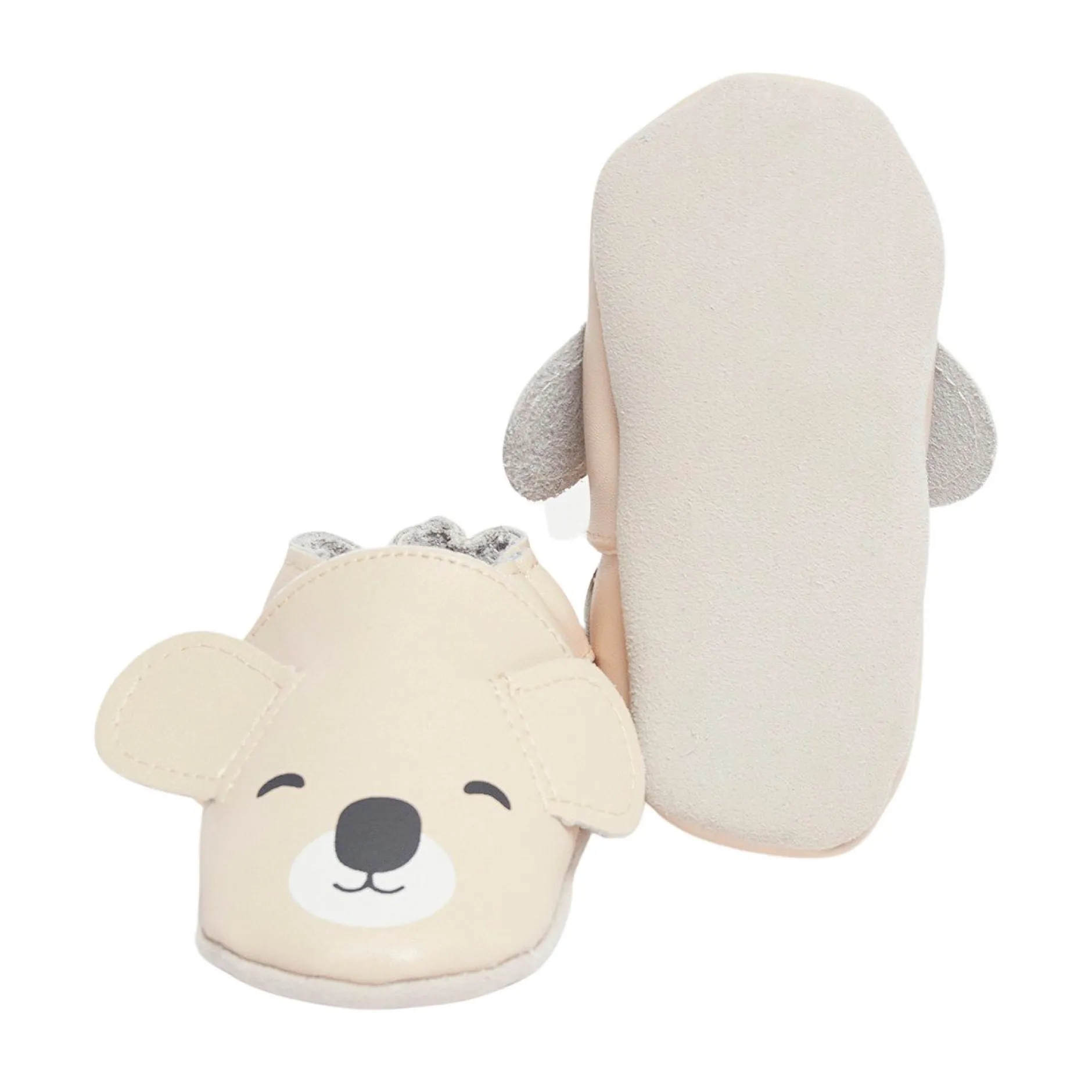 Chaussettes, Chaussons*P'tit bisou Chaussons en cuir de Koala