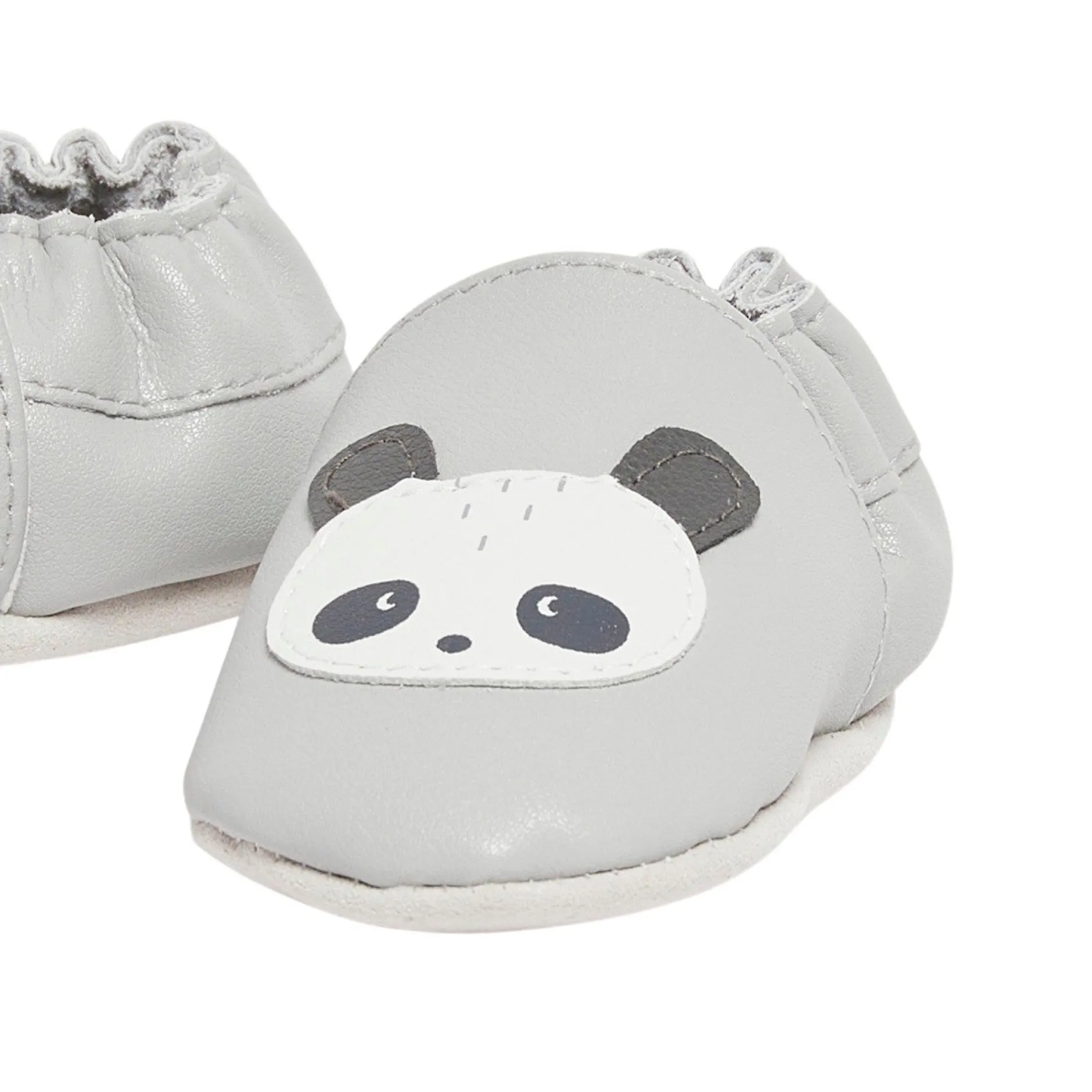 Chaussettes, Chaussons*P'tit bisou Chaussons en cuir de Panda