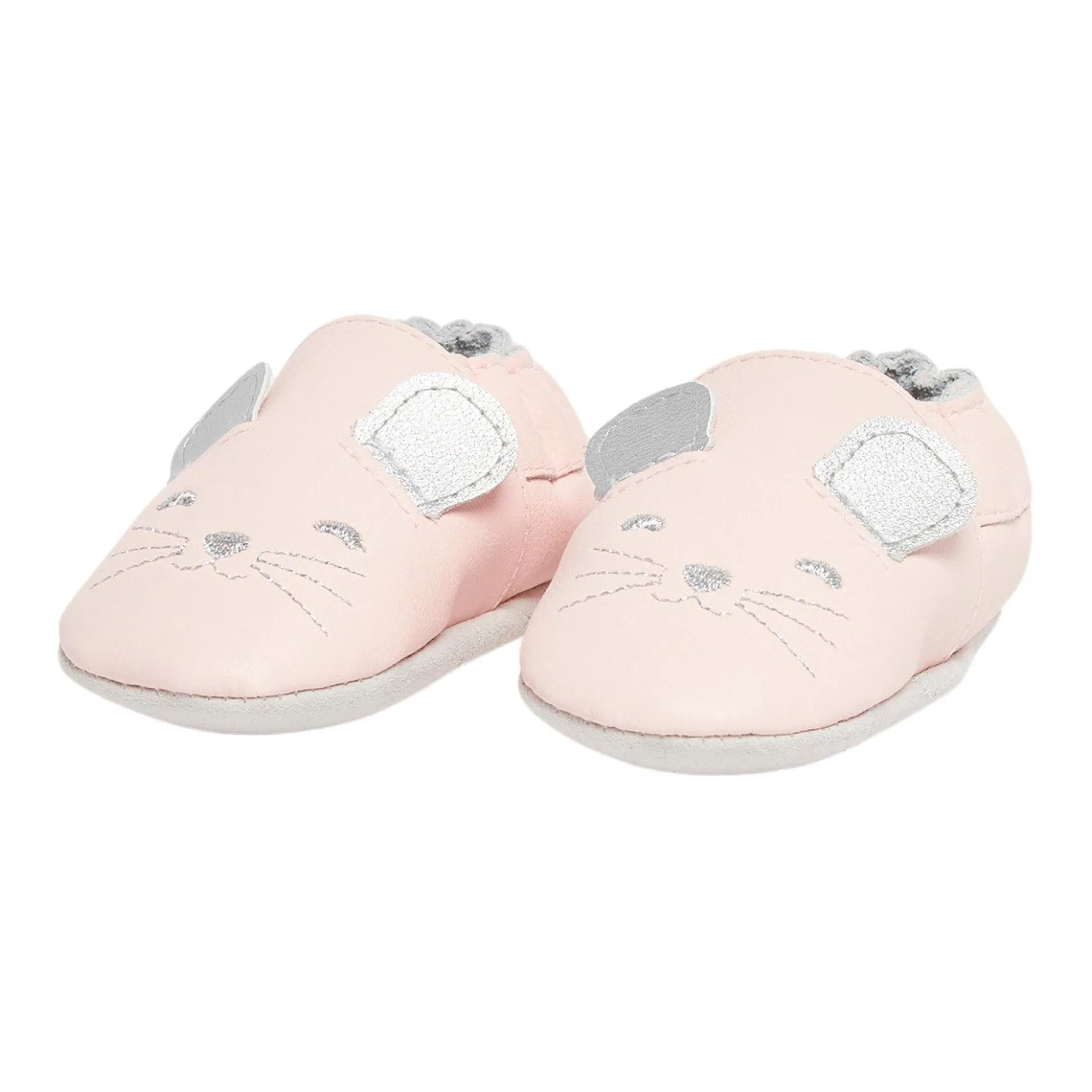 Chaussettes, Collants, Chaussons*P'tit bisou Chaussons en cuir de Souris