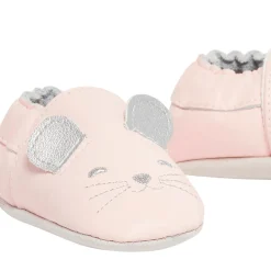 Chaussettes, Collants, Chaussons*P'tit bisou Chaussons en cuir de Souris