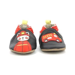 Chaussettes, Chaussons*Robeez Chaussons Fireman 17/18 de Marine