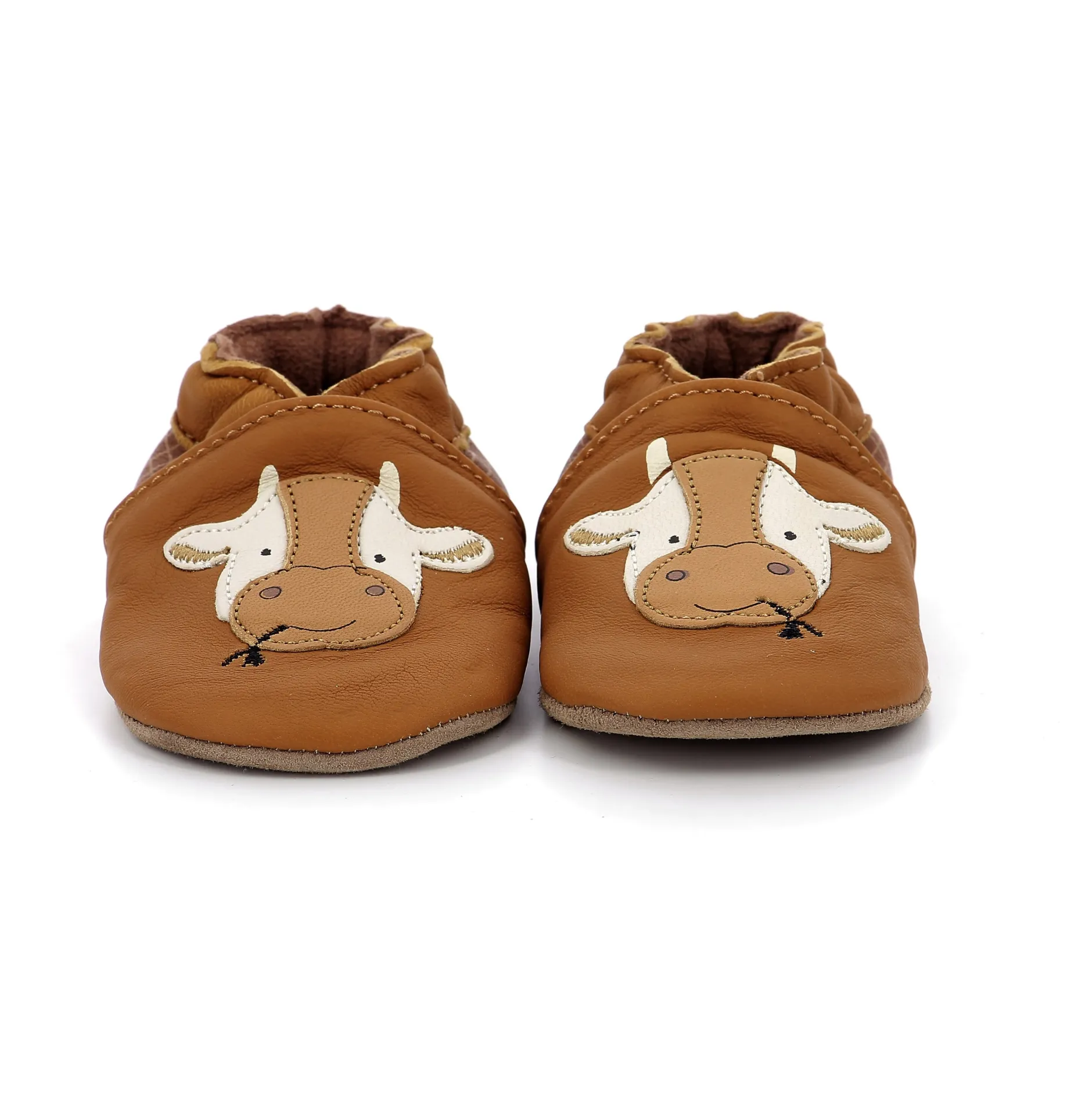 Chaussettes, Chaussons*Robeez Chaussons Funny Cow 17/18 de Marron