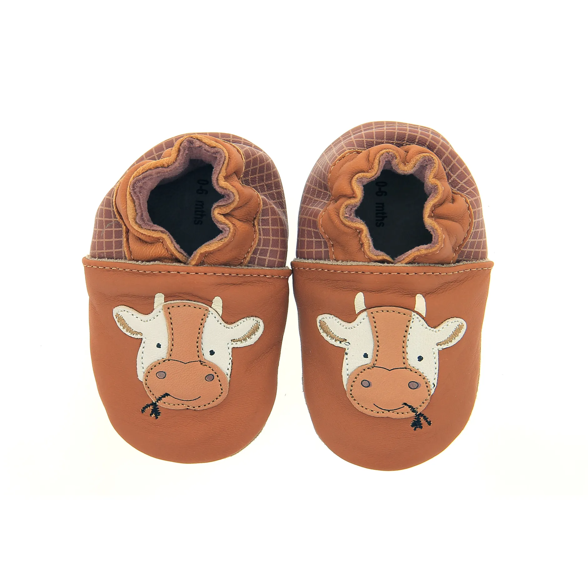Chaussettes, Chaussons*Robeez Chaussons Funny Cow 17/18 de Marron