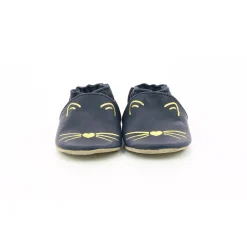 Chaussettes, Collants, Chaussons*Robeez Chaussons Goldy Cat 17/18 de Marine