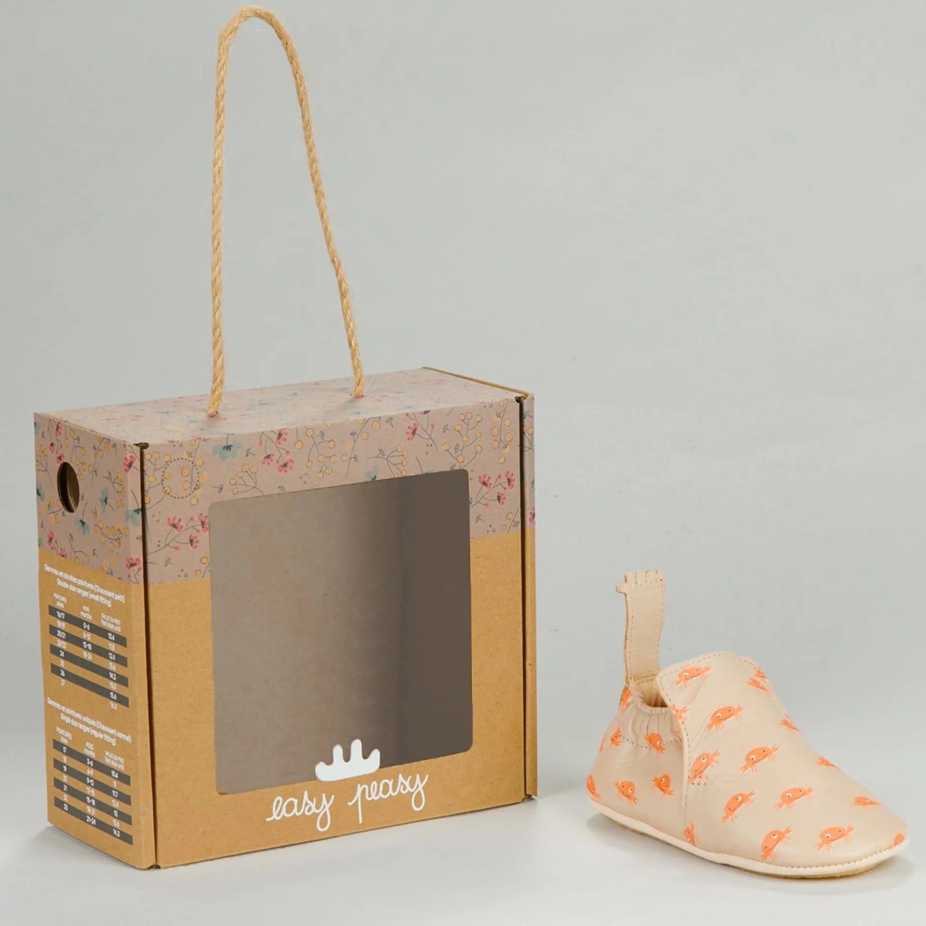 Chaussettes, Chaussons|Chaussettes, Collants, Chaussons*Easy Peasy Chaussons My BluBlu 18/19 de Beige