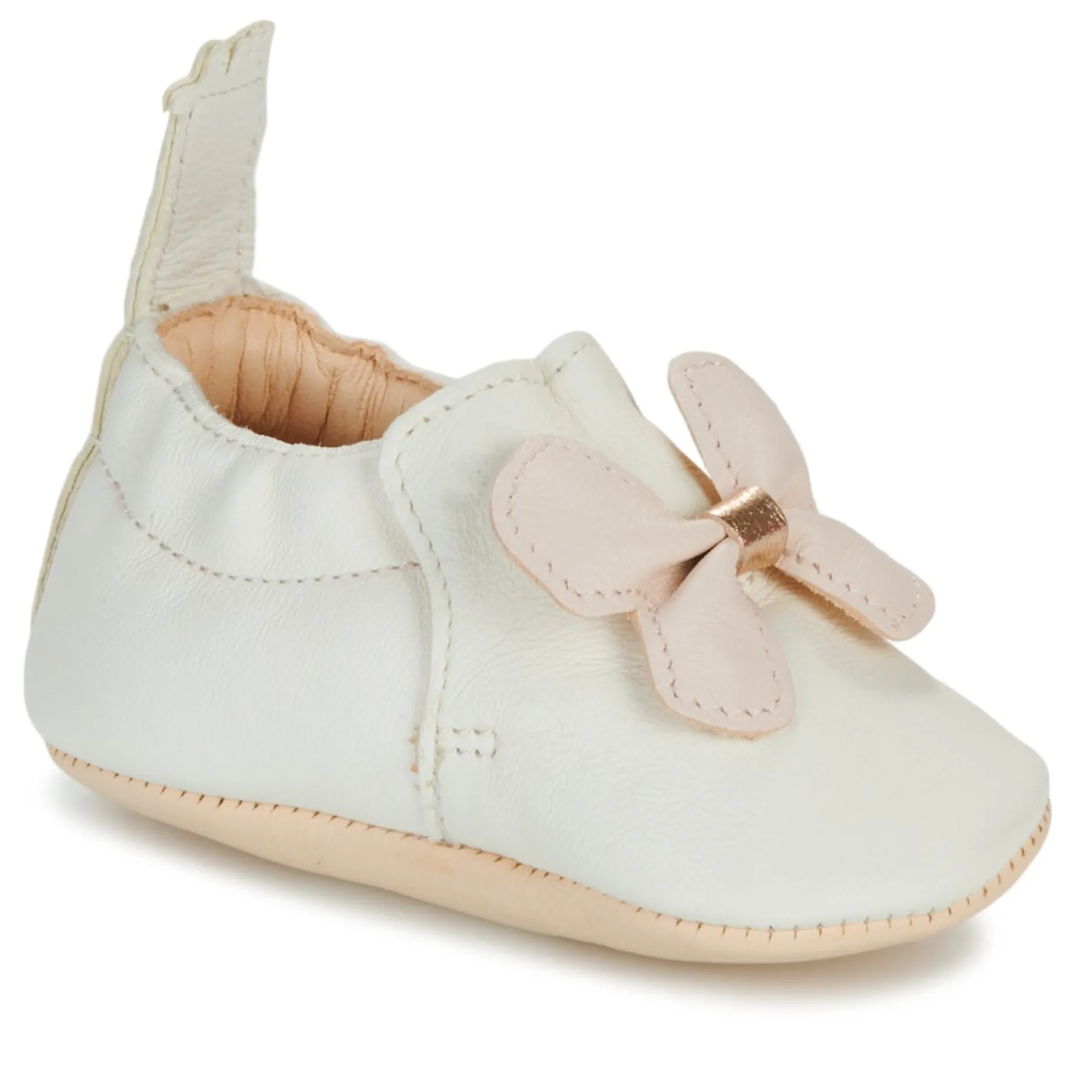 Chaussettes, Collants, Chaussons*Easy Peasy Chaussons My Blumoo Papillon Volant 12-18 mois de Blanc