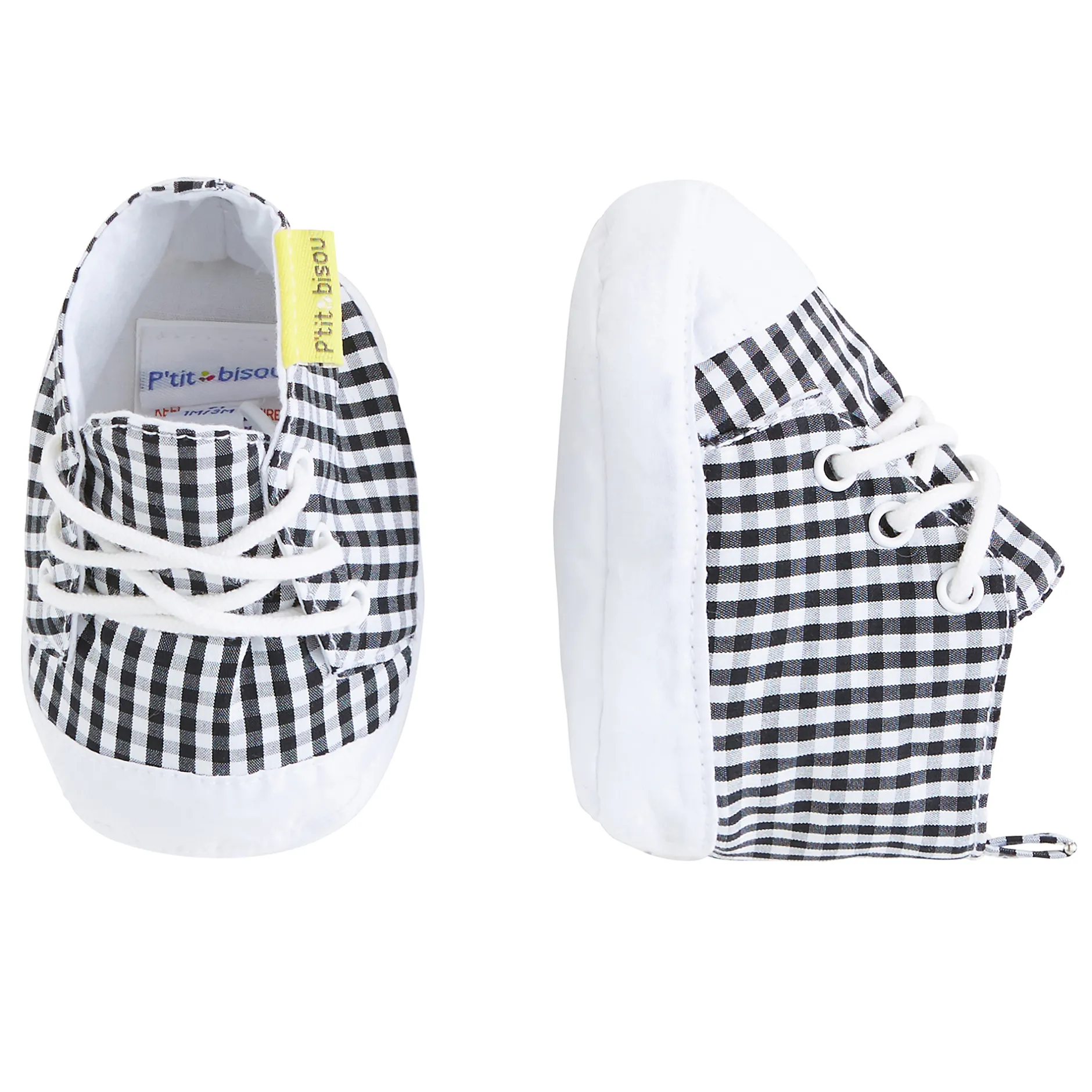 Chaussettes, Chaussons*P'tit bisou Chaussons Trop Chou de Vichy