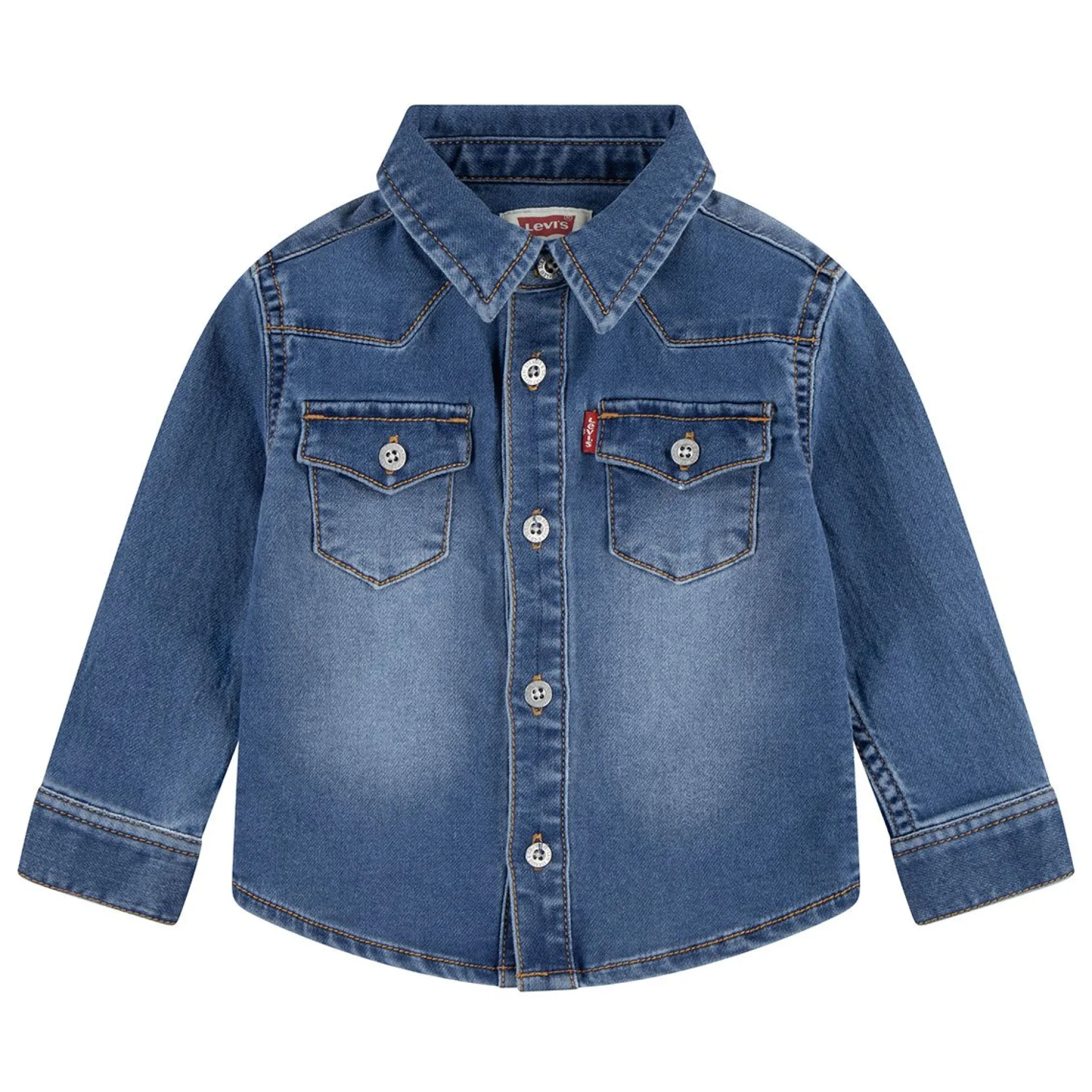 T-Shirts, Polos, Chemises|T-Shirts, Blouses, Chemises*Levi's Kids Chemise en denim manches longues de