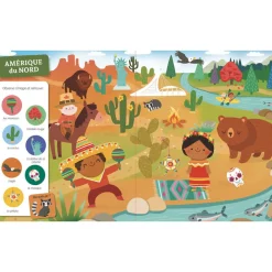 Livres*AUZOU Cherche et Trouve des tout-petits de Autour du monde