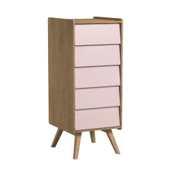 Commodes|Commodes*Vox Chiffonnier Vintage de Bois / Rose