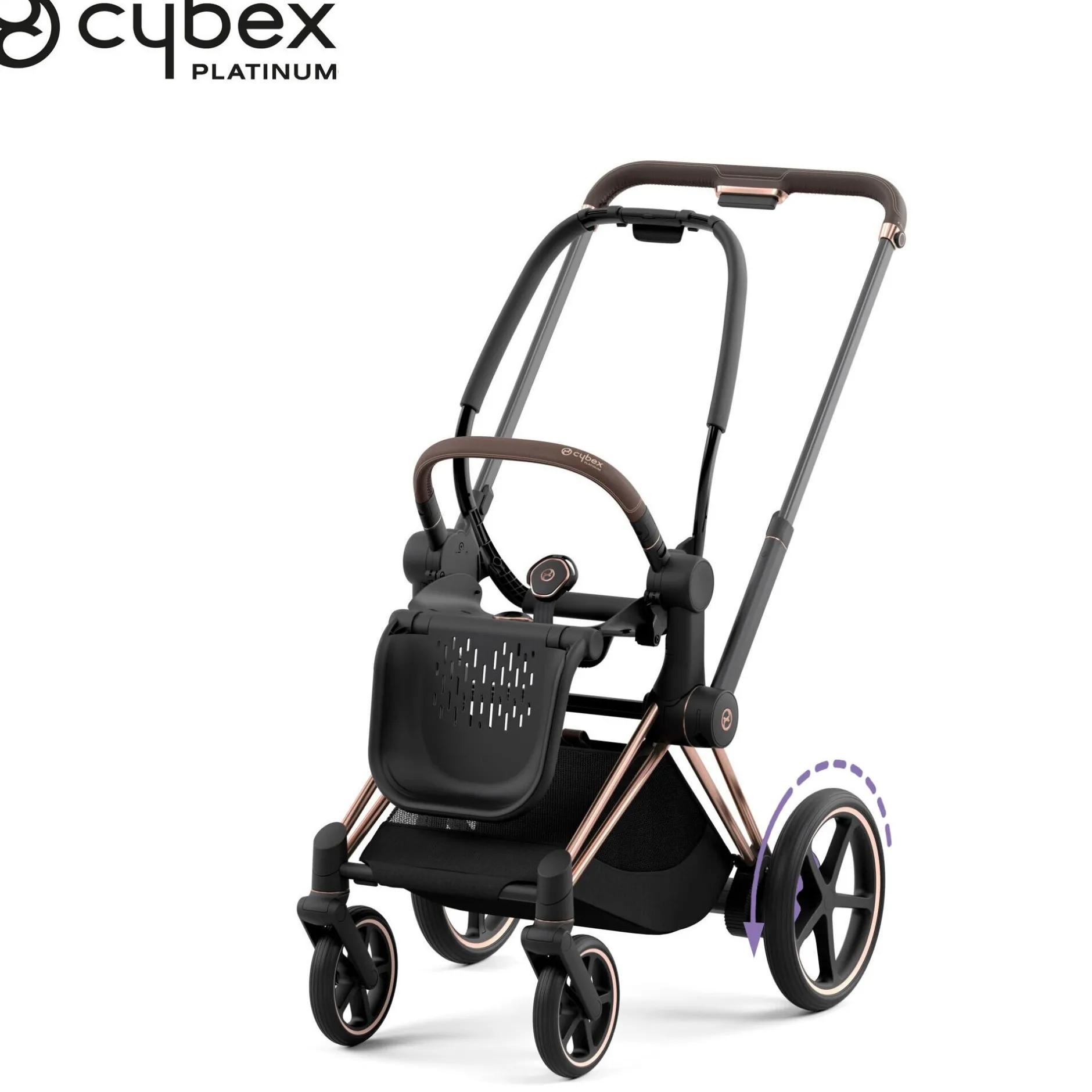 Packs Poussettes|Tout Pour Vos Balades*CYBEX Châssis e-Priam 2 de Rosegold
