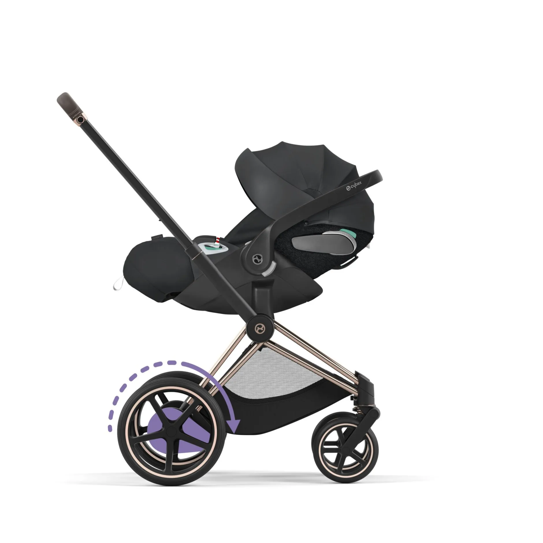 Packs Poussettes|Tout Pour Vos Balades*CYBEX Châssis e-Priam 2 de Rosegold