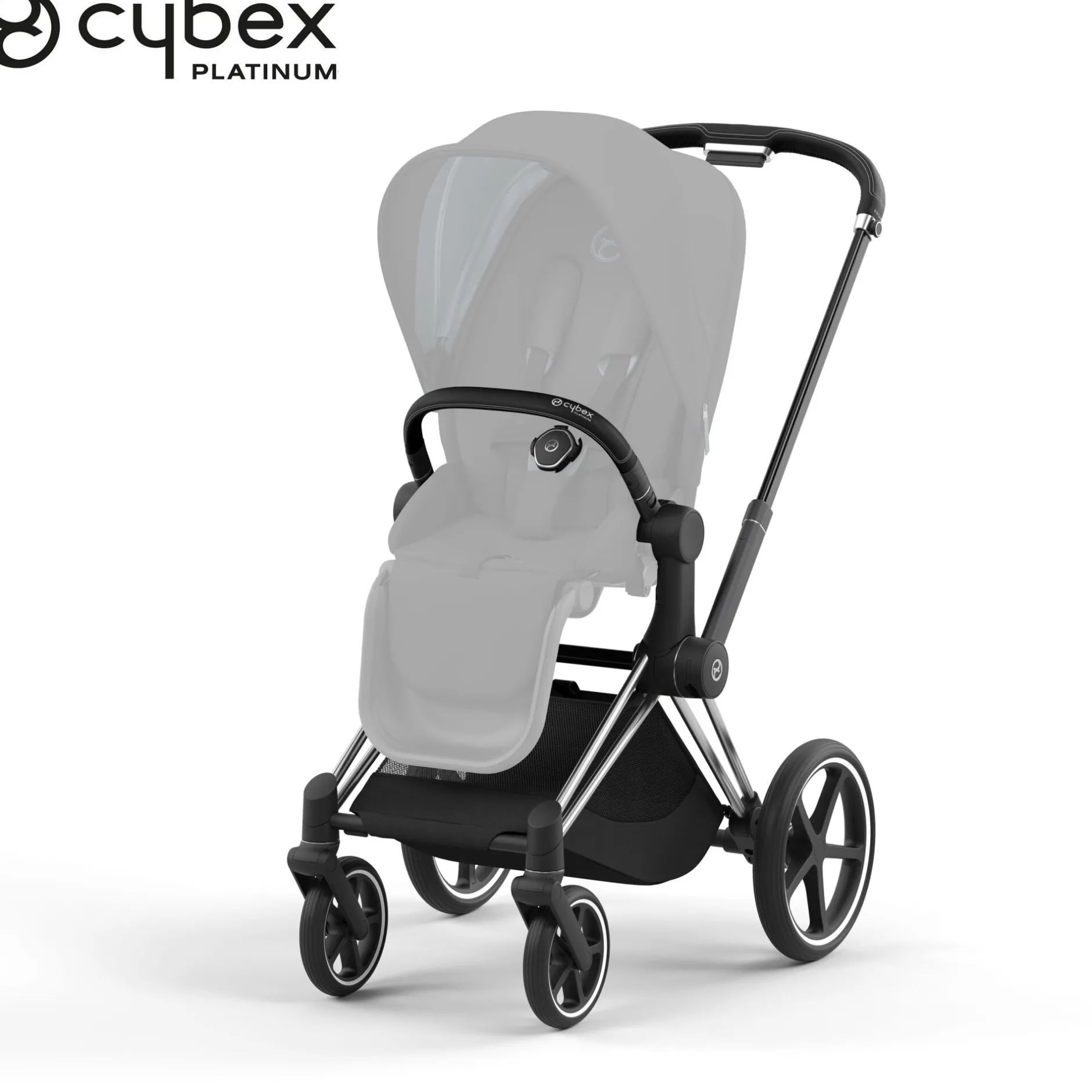 Packs Poussettes|Tout Pour Vos Balades*CYBEX Châssis Priam 4 de Chrome Black