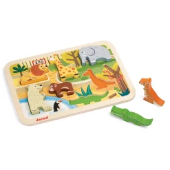 Puzzle|Jouets En Bois*Janod Chunky Puzzle bois 7 pièces de Marin