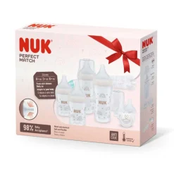 Coffrets Nouveau-Né*Nuk Coffret Biberons Perfect Match Start Set de Arc-en-ciel