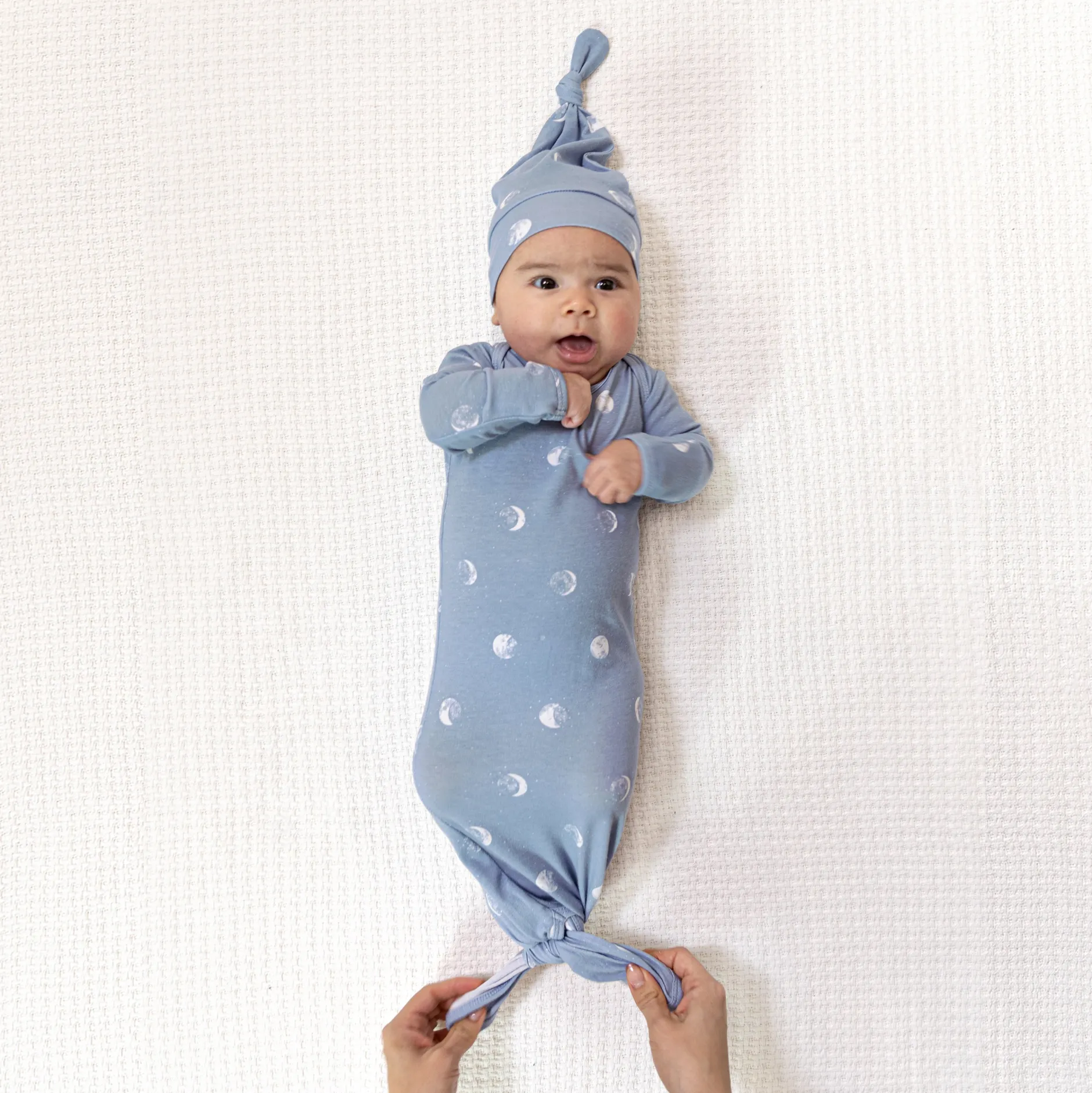 Pyjamas|Pyjamas*aden + anais essentials Coffret cadeau nouveau-né combinaison + bonnet à nouer 0-3 mois de Blue Moon