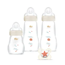 Coffrets Nouveau-Né|Biberons Verre*Mam Coffret naissance biberons verre de Aléatoire