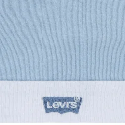Chapeaux, Bonnets, Écharpes|Chaussettes, Chaussons*Levi's Kids Coffret naissance Body + Bonnet + Chaussons 6-12 mois de Bleu