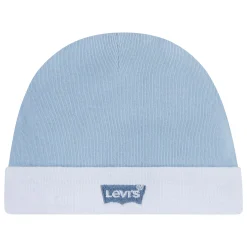 Chapeaux, Bonnets, Écharpes|Chaussettes, Chaussons*Levi's Kids Coffret naissance Body + Bonnet + Chaussons 6-12 mois de Bleu
