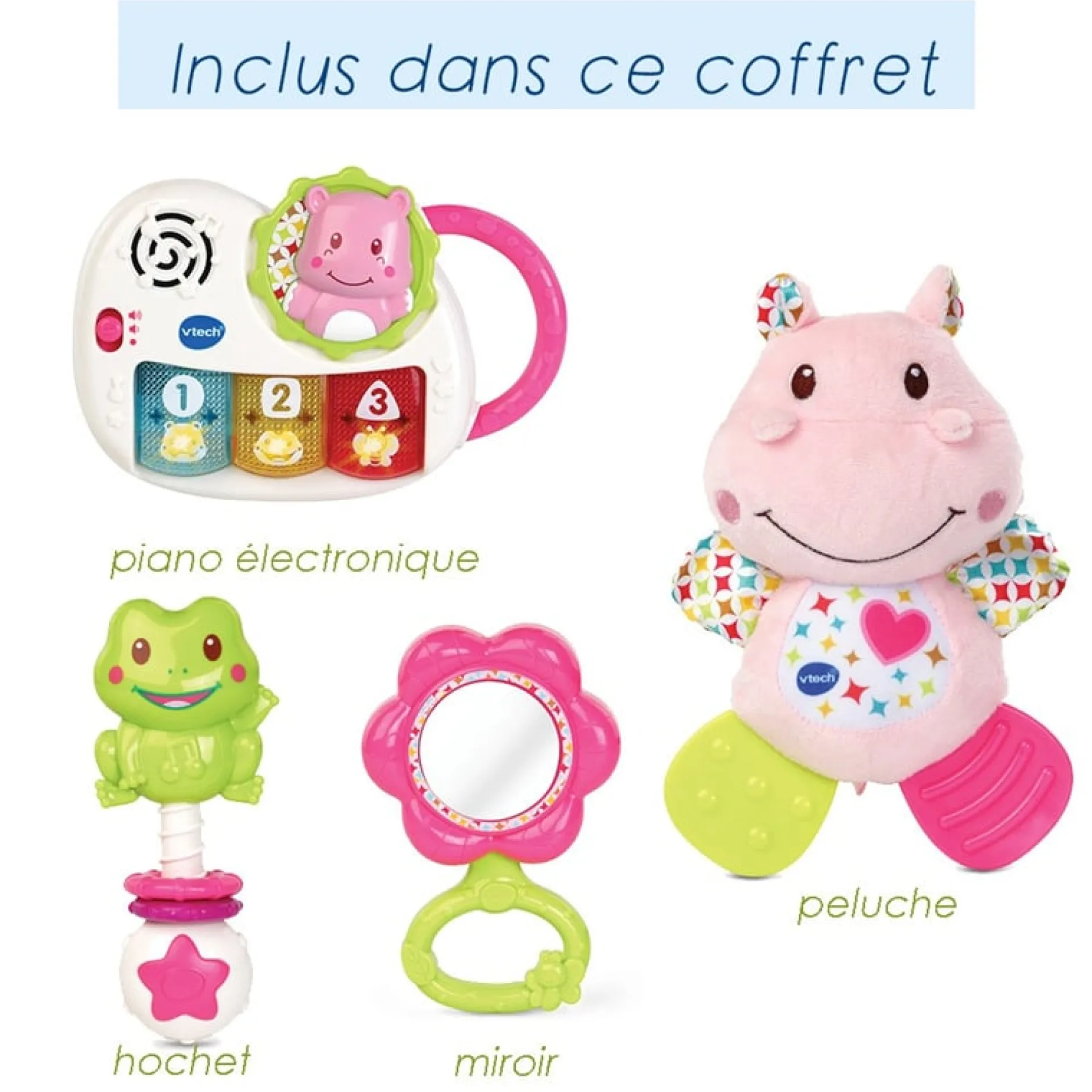 Instruments De Musique|Autres Jouets D'Éveil*Vtech Coffret naissance éveil des sens de Rose
