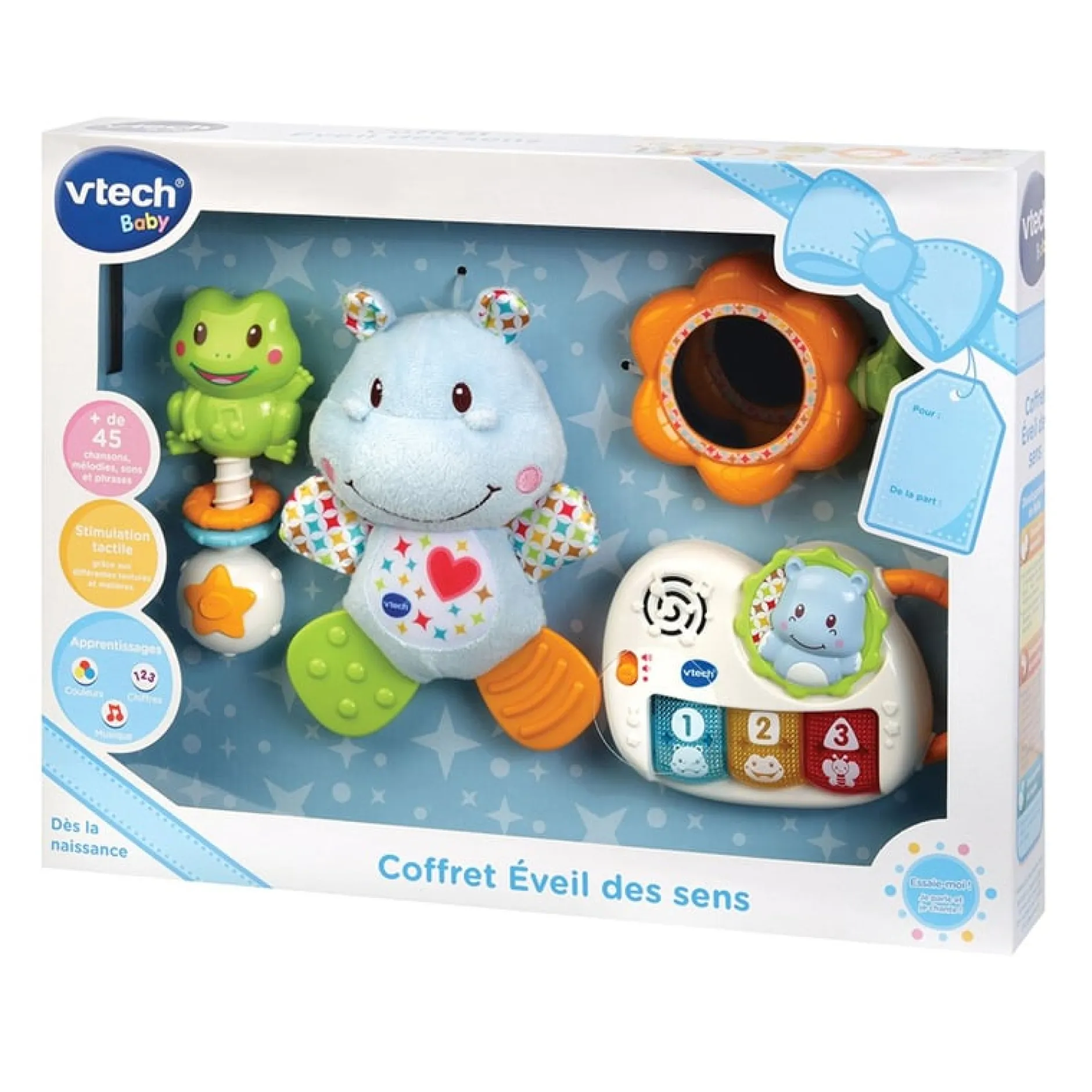 Instruments De Musique|Autres Jouets D'Éveil*Vtech Coffret naissance éveil des sens de Bleu