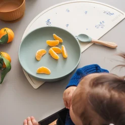 Coffrets*Maïka Coffret Repas en Silicone de Sauge / Ocre