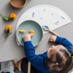 Coffrets*Maïka Coffret Repas en Silicone de Sauge / Ocre