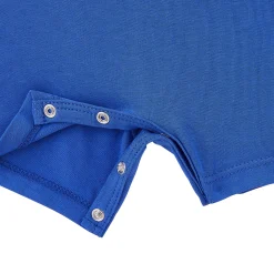 Combinaisons, Salopettes*P'tit bisou Combicourt Blue Garden 1 mois de Bleu/Rouge