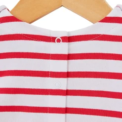 Combinaisons, Salopettes*P'tit bisou Combicourt Blue Garden 1 mois de Bleu/Rouge