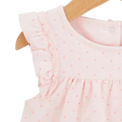 Combinaisons, Salopettes|Combinaisons, Salopettes*P'tit bisou Combicourt Lapin Câlin de Rose pois