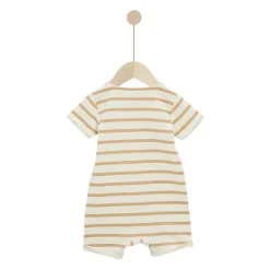 Combinaisons, Salopettes*P'tit Bisou Petit Prix Combicourte Liberty and Sea Life 1 mois de Rayures
