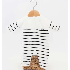 Combinaisons, Salopettes|Combinaisons, Salopettes*P'tit bisou Combinaison de Écru / Marinière