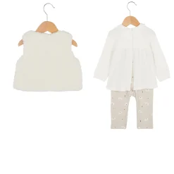 Combinaisons, Salopettes|Prématuré*Marèse Combinaison + gilet Petit Koala de Écru/Beige