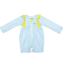 Maillots De Bain Bébé*Les Petits Protégés Combinaison anti UV manches longues Sophie la Girafe de Menthe