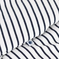 Combinaisons, Salopettes|Combinaisons, Salopettes*Petit Bateau Combinaison longue ouatinée à capuche de Blanc/Bleu