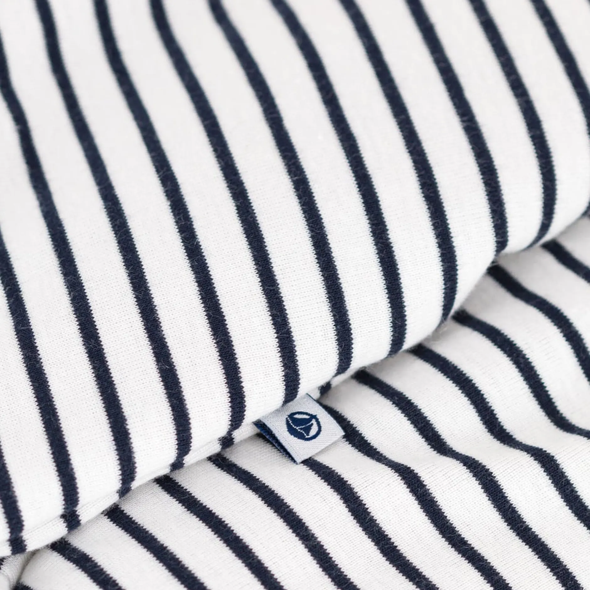 Combinaisons, Salopettes|Combinaisons, Salopettes*Petit Bateau Combinaison longue ouatinée à capuche de Blanc/Bleu