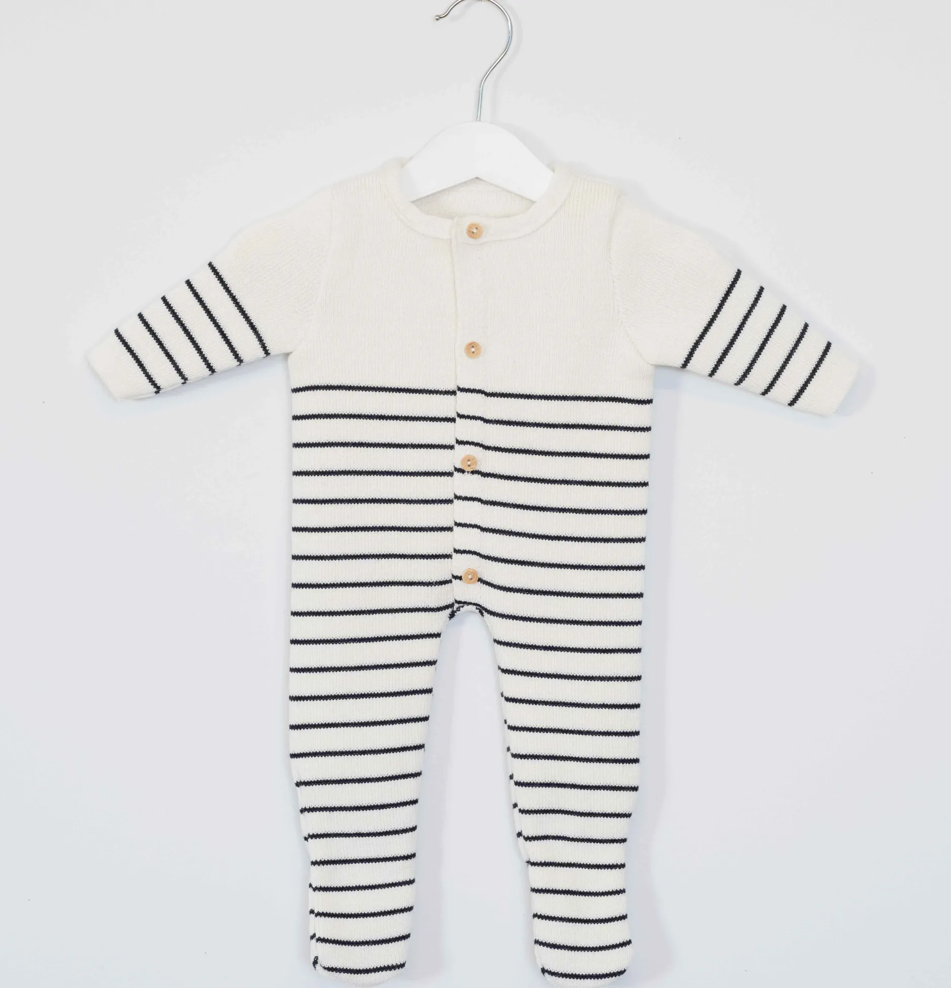 Combinaisons, Salopettes|Combinaisons, Salopettes*La Manufacture de Layette Combinaison Petits Marins de Ecru/Marine