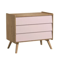 Commodes*Vox Commode Vintage de Bois / Rose