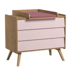 Commodes*Vox Commode Vintage de Bois / Rose