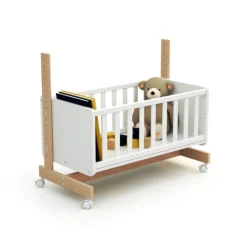 Cododo*AT4 Confort Berceau Cododo de Blanc/Hêtre