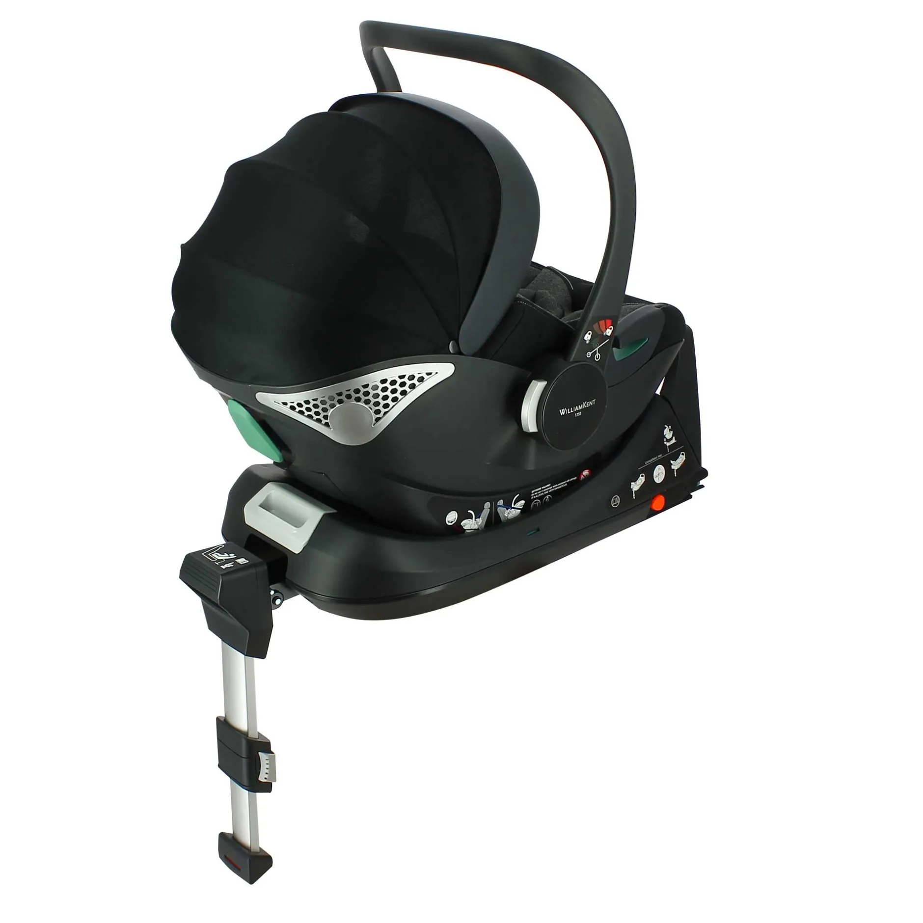 Sièges Auto De 0 À 15 Mois|Sièges Auto Fixation Ceinture*William Kent 1733 Coque Orion de Gris