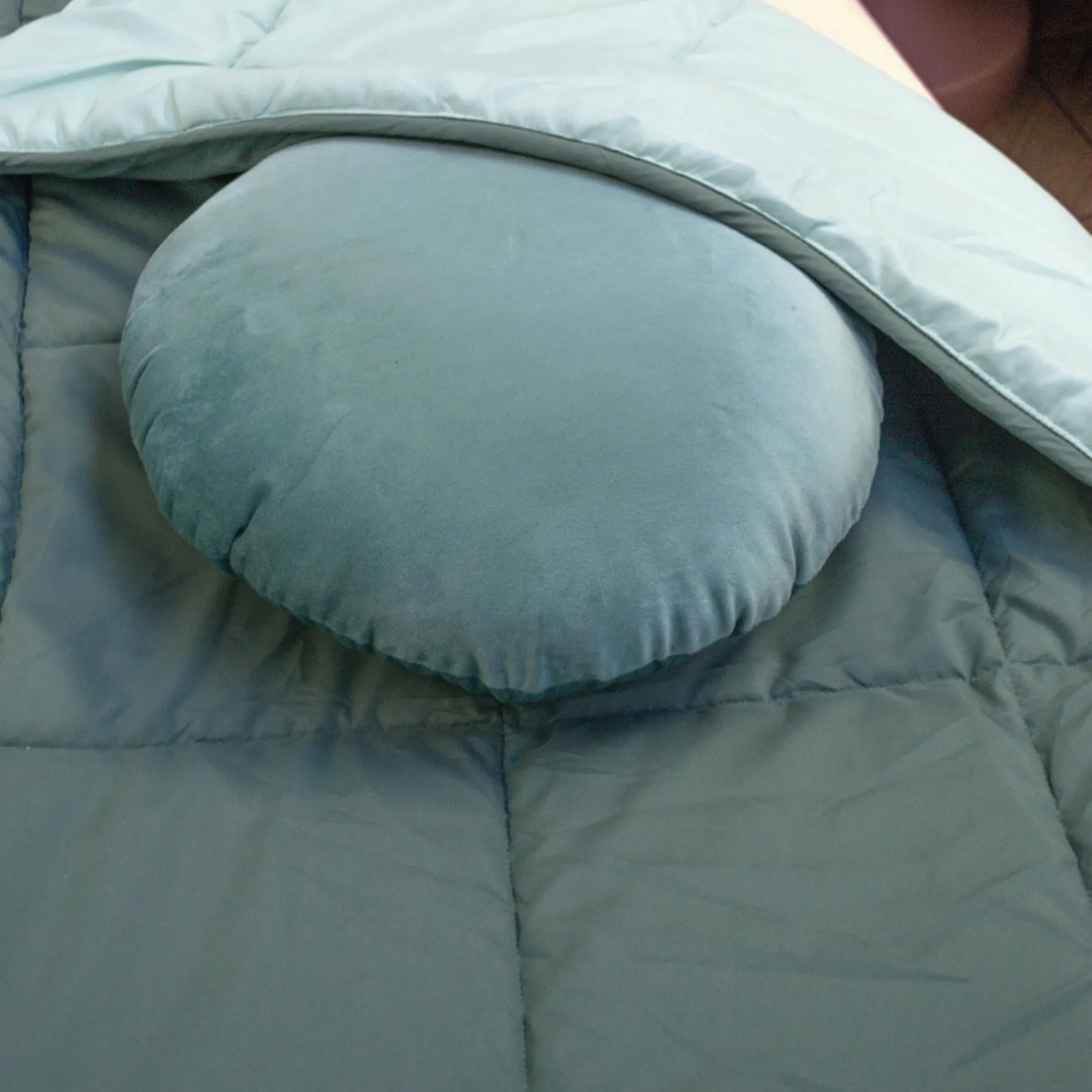 Couettes Et Oreillers*P'tit Dodo Couette bicolore 75 x 120 cm de Green / Light Green